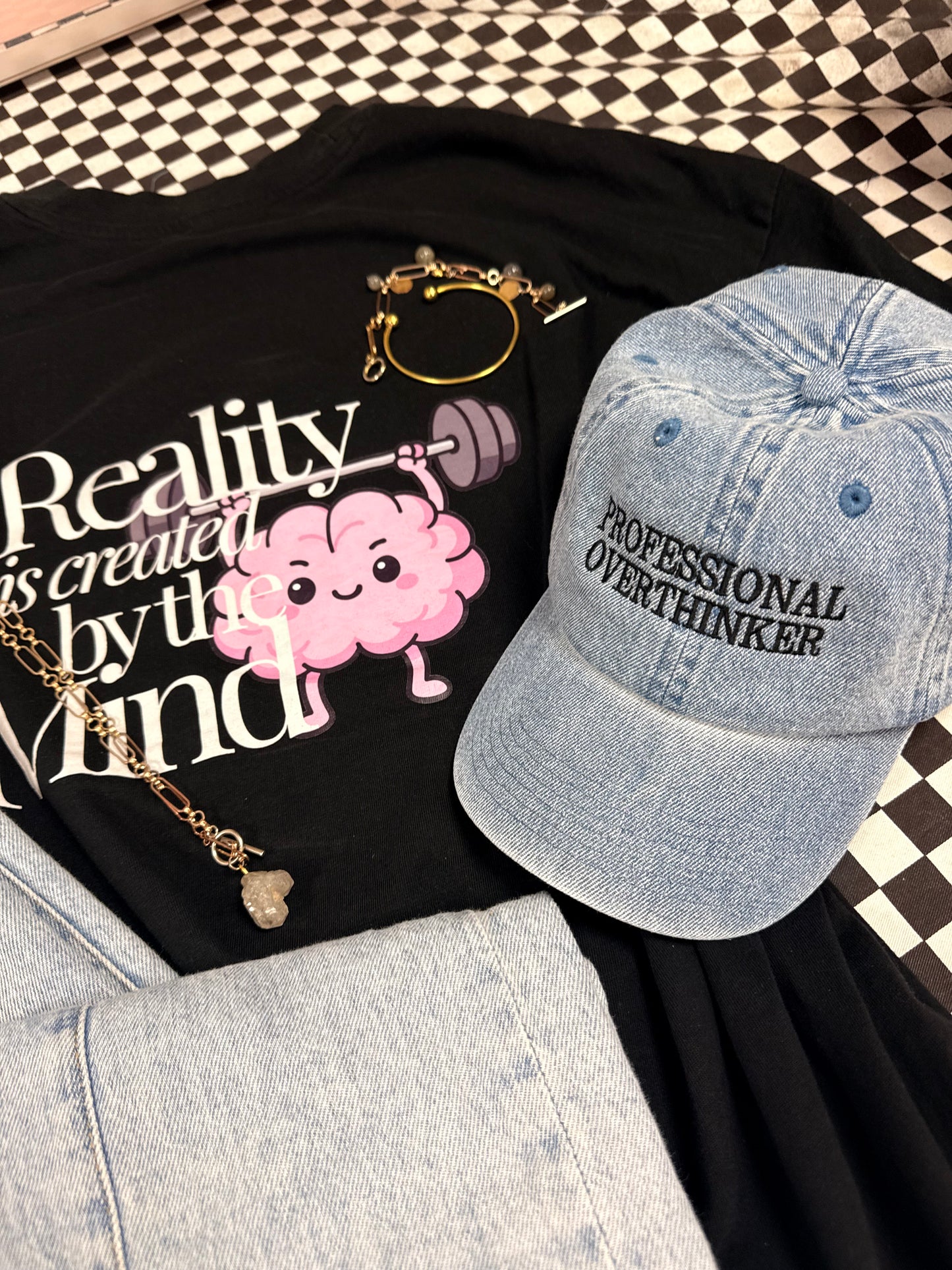 Professional Overthinker Embroidered Cap