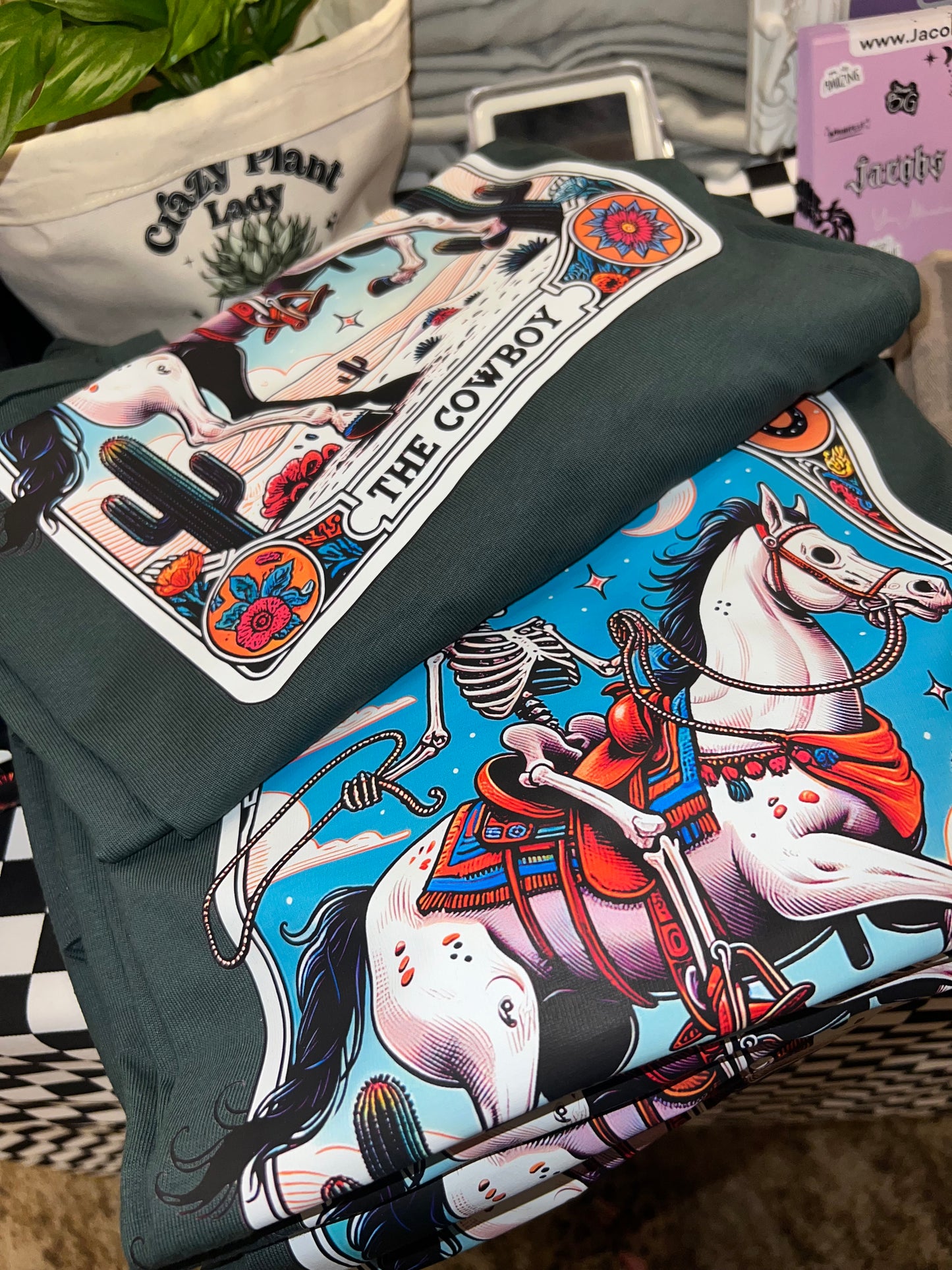 The Cowboy Tarot Country Alternative Premium Oversized Short Sleeve T-shirt