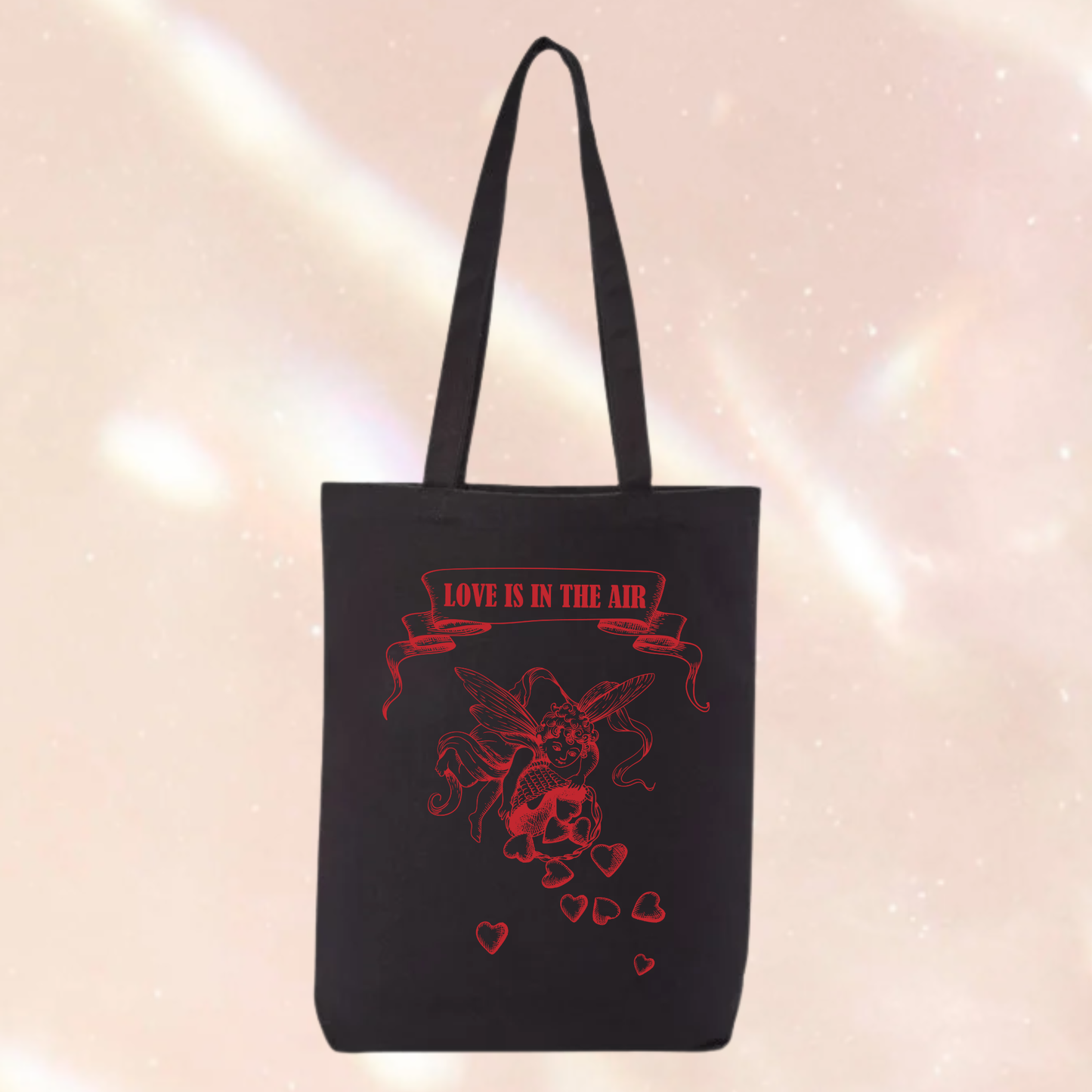 Love is in the Air Cupid Valentines Tote Bag