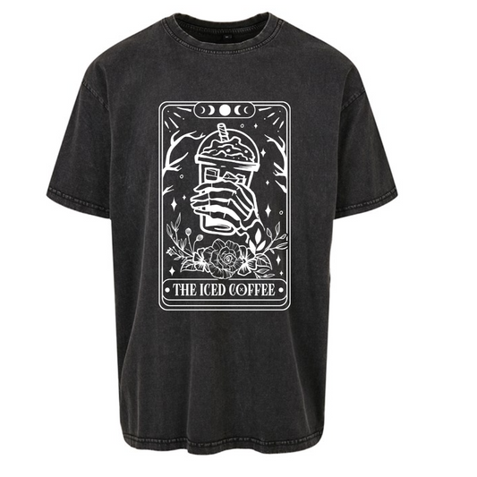 The Iced Coffee Tarot Oversized T-shirt