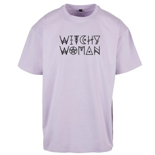 Witchy Woman Embroidered Oversized T-shirt