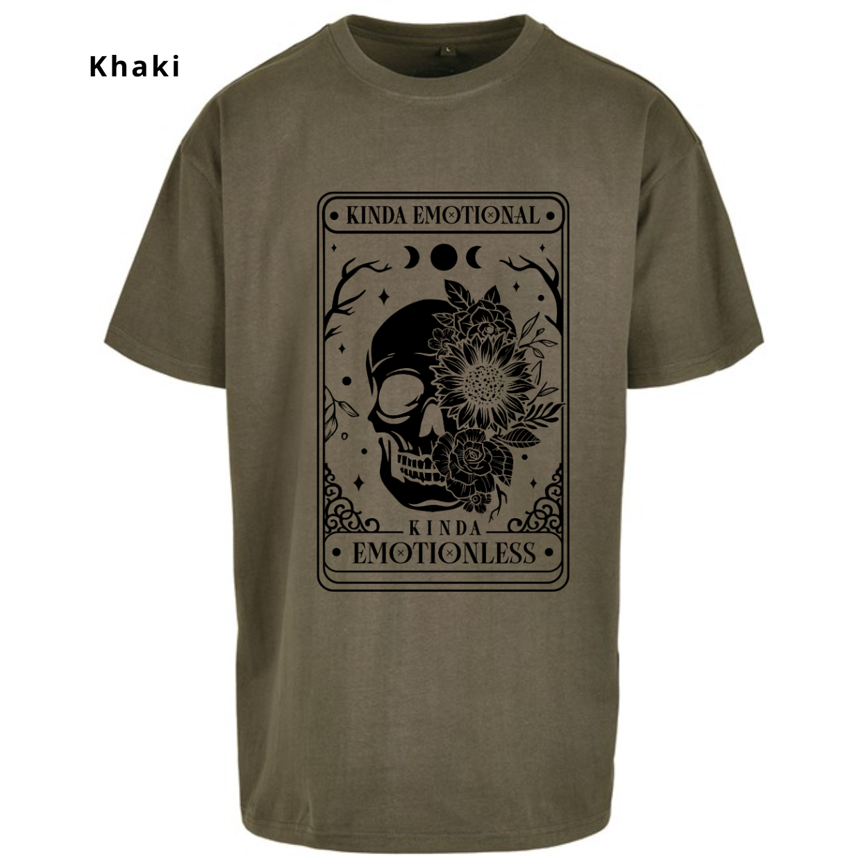 Kinda Emotional Kinda Emotionless Tarot Oversized T-shirt
