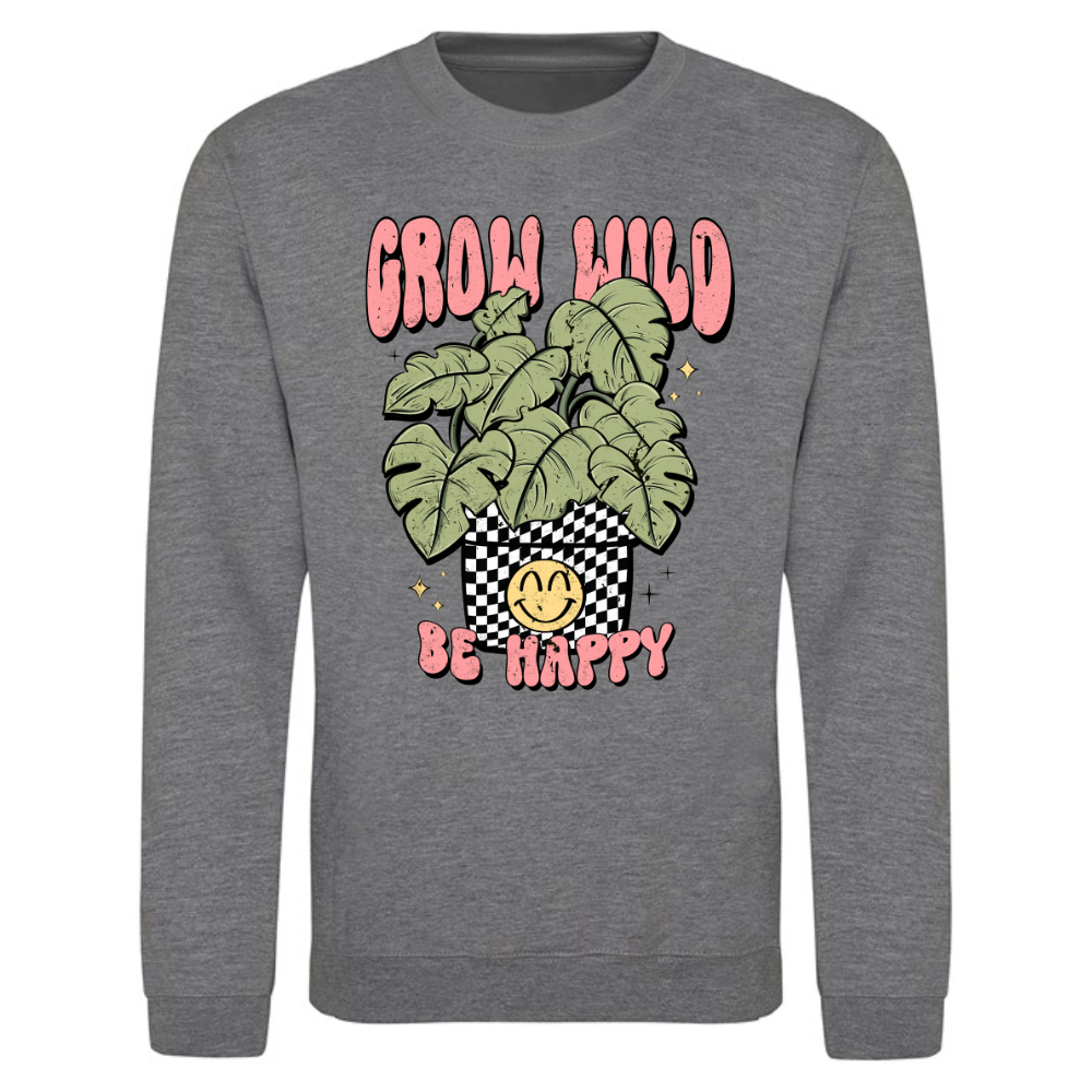 Grow Wild Monstera Plant Unisex Jumper