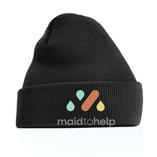 Maid To Help Staff Uniform - Black Beanie