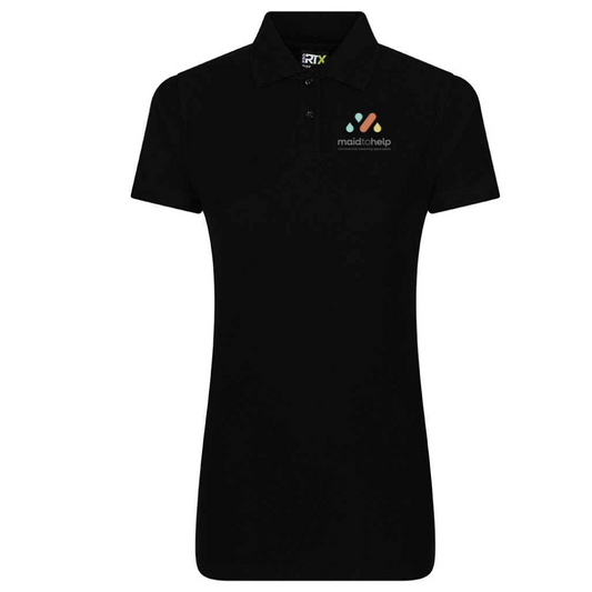 Maid To Help Staff Uniform - Female Black Polo