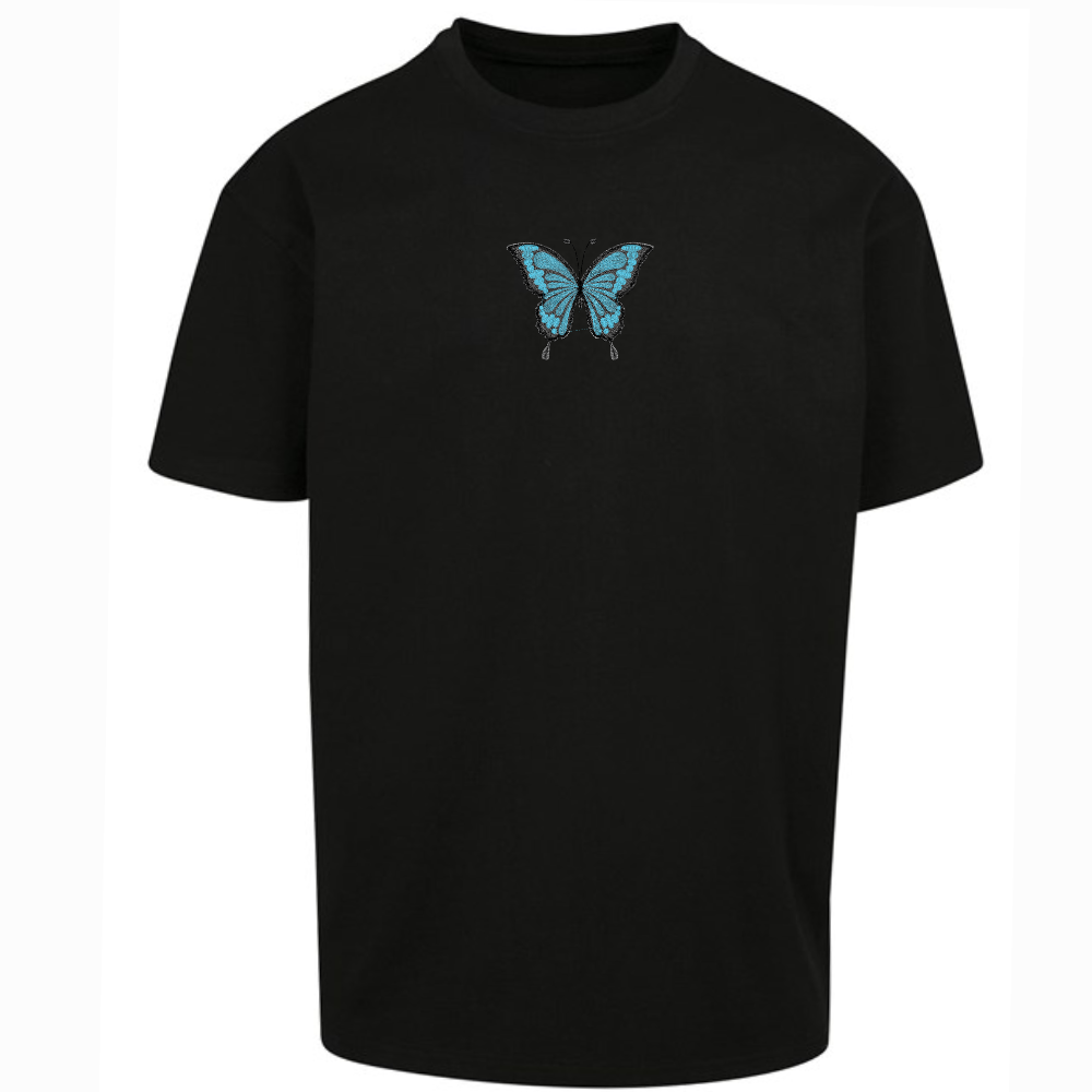 Morpho Butterfly Embroidered Oversized T-shirt