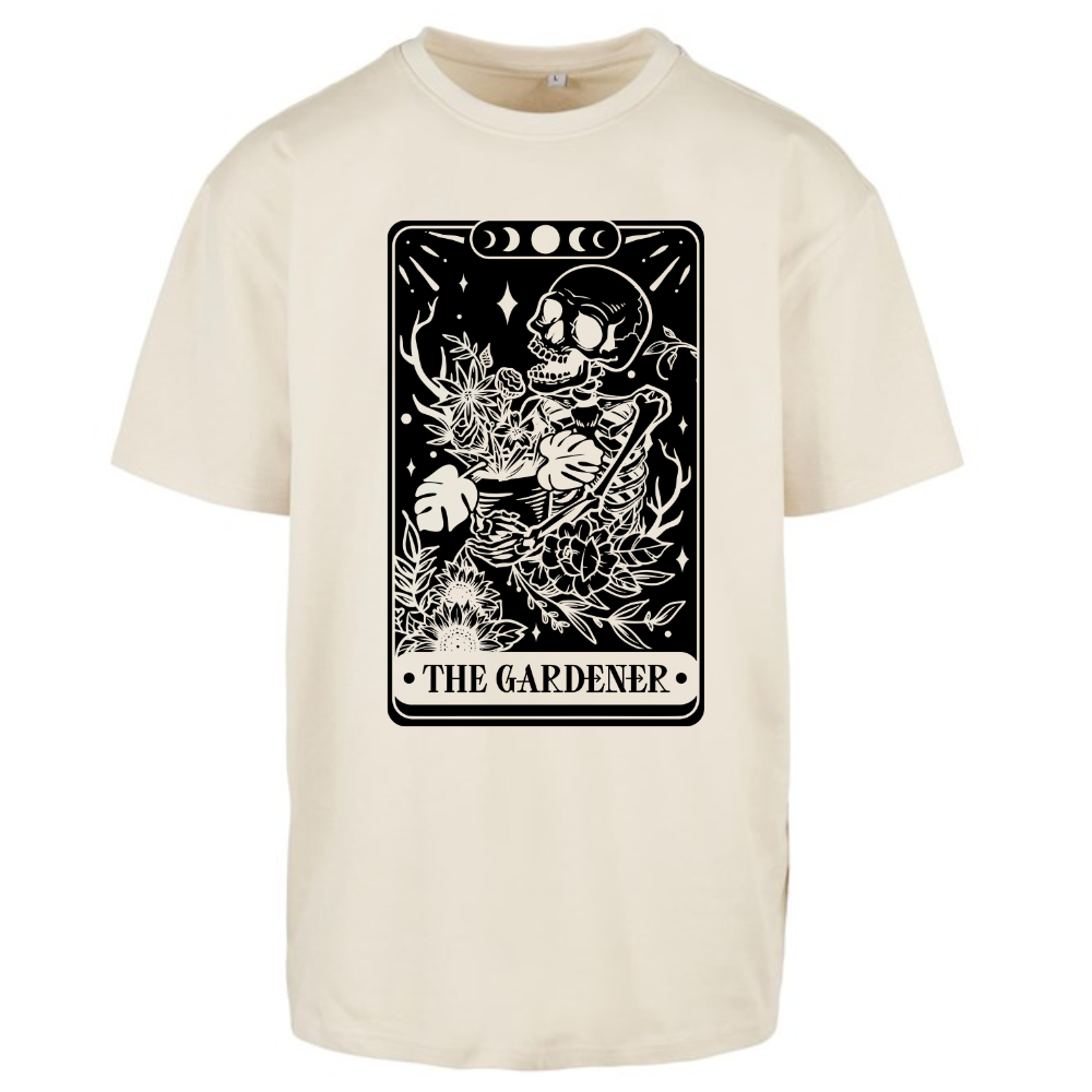 The Gardener Skull Tarot Oversized T-shirt