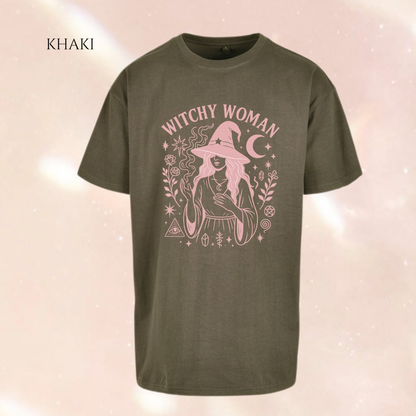 Witchy Woman Spiritual Oversized Short Sleeve T-shirt