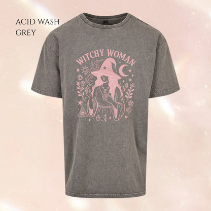 Witchy Woman Spiritual Oversized Short Sleeve T-shirt