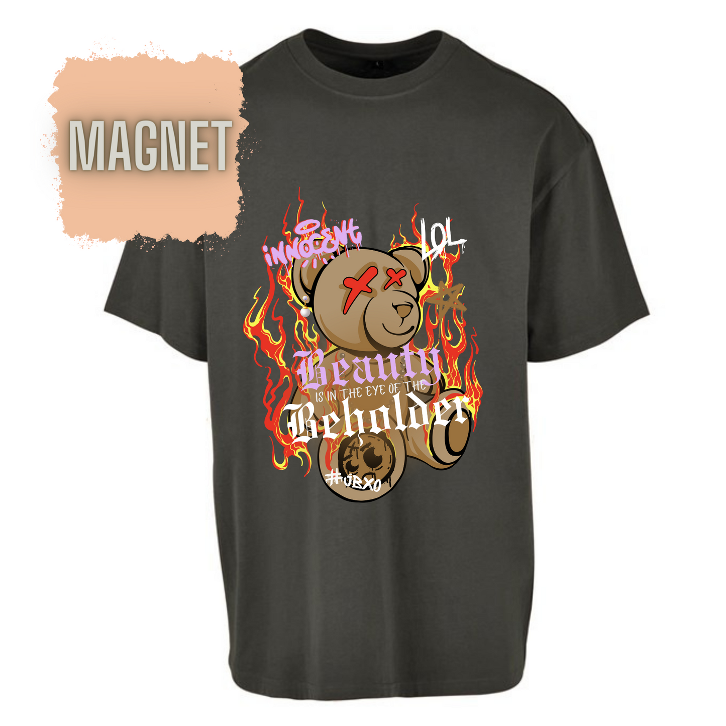 Beauty is in the Eye of the Beholder Oversized T-shirt