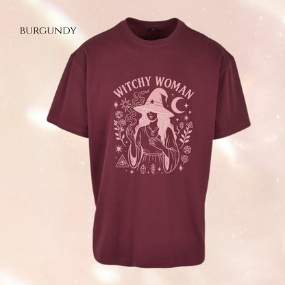 Witchy Woman Spiritual Oversized Short Sleeve T-shirt