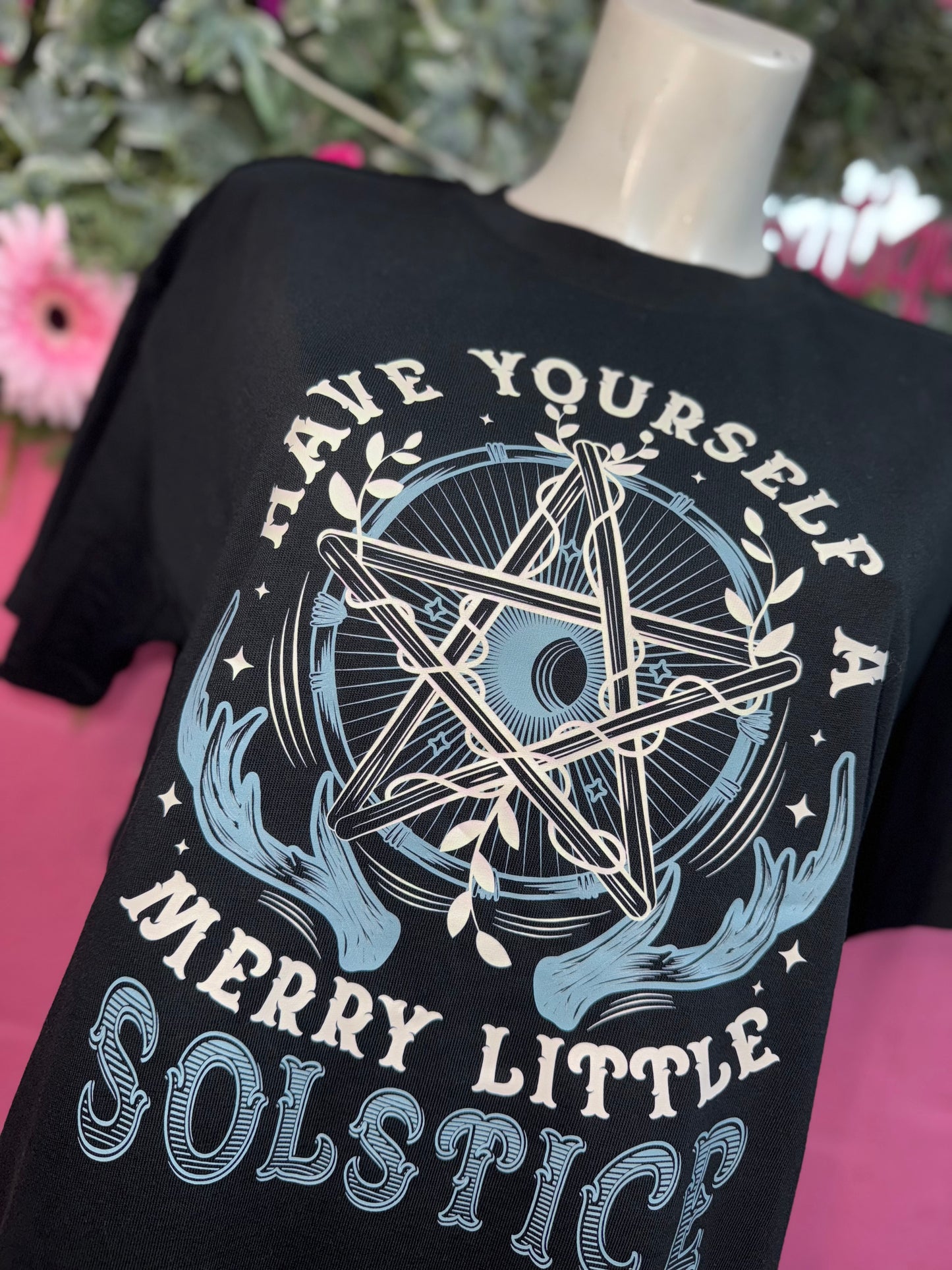 Merry Solstice Christmas Oversized Unisex Premium T-shirt