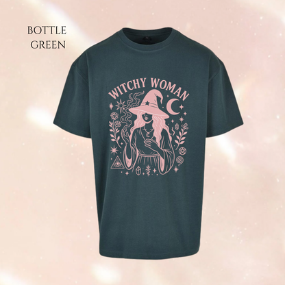 Witchy Woman Spiritual Oversized Short Sleeve T-shirt