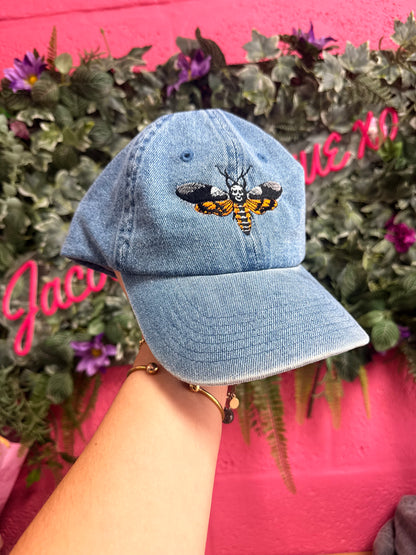 Deaths Head Moth Alternative Embroidered Cap