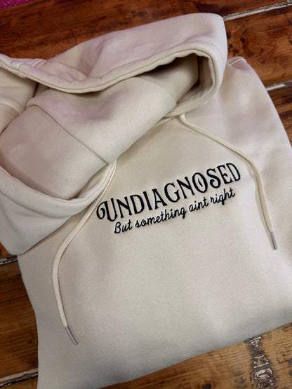 Undiagnosed, Neurodiverse Range Embroidered Heavyweight Premium Hoodie