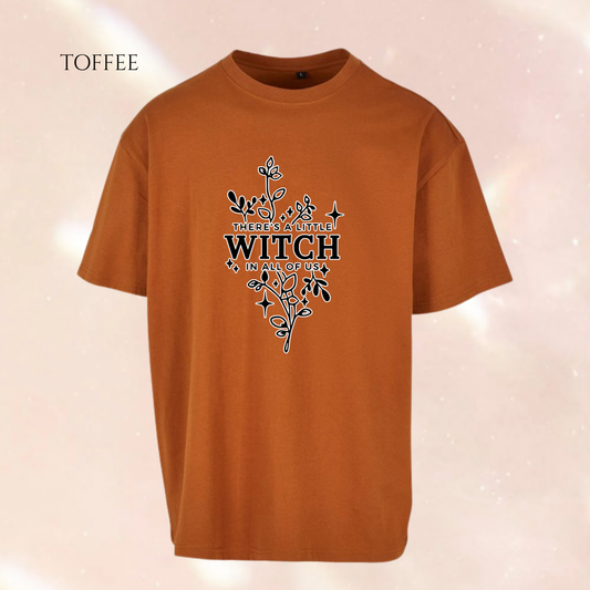 There's a Little Witch in All of Us Premium Oversized Short Sleeve T-shirt