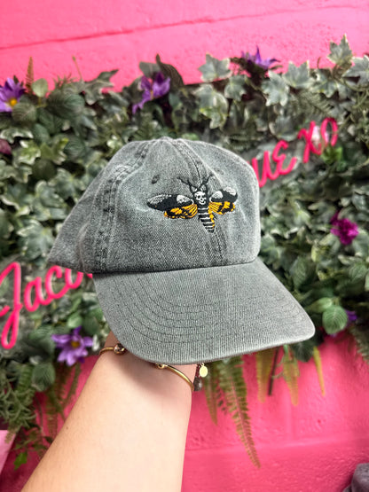 Deaths Head Moth Alternative Embroidered Cap