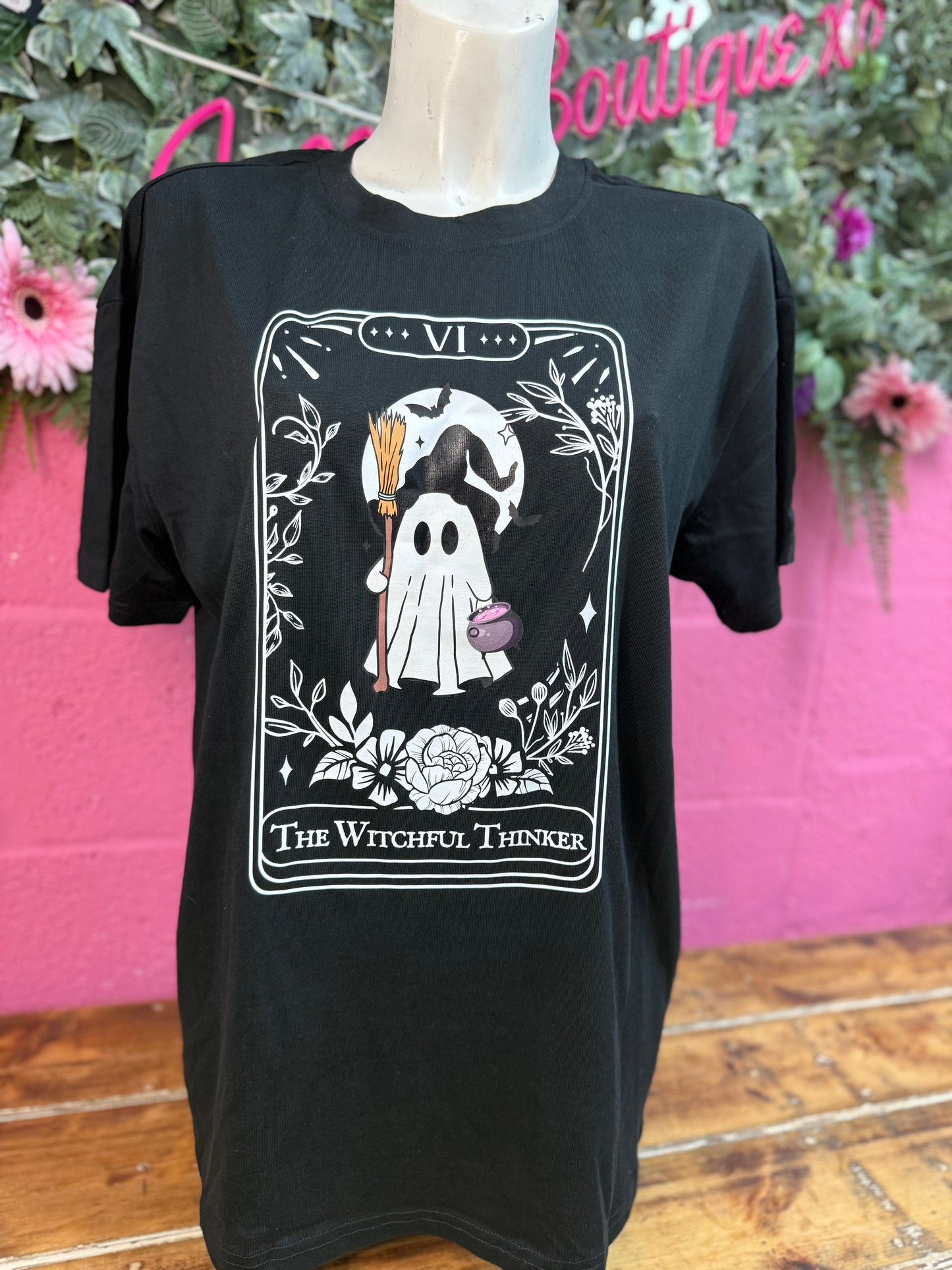 The Witchful Thinker Tarot Oversized Unisex Premium T-shirt