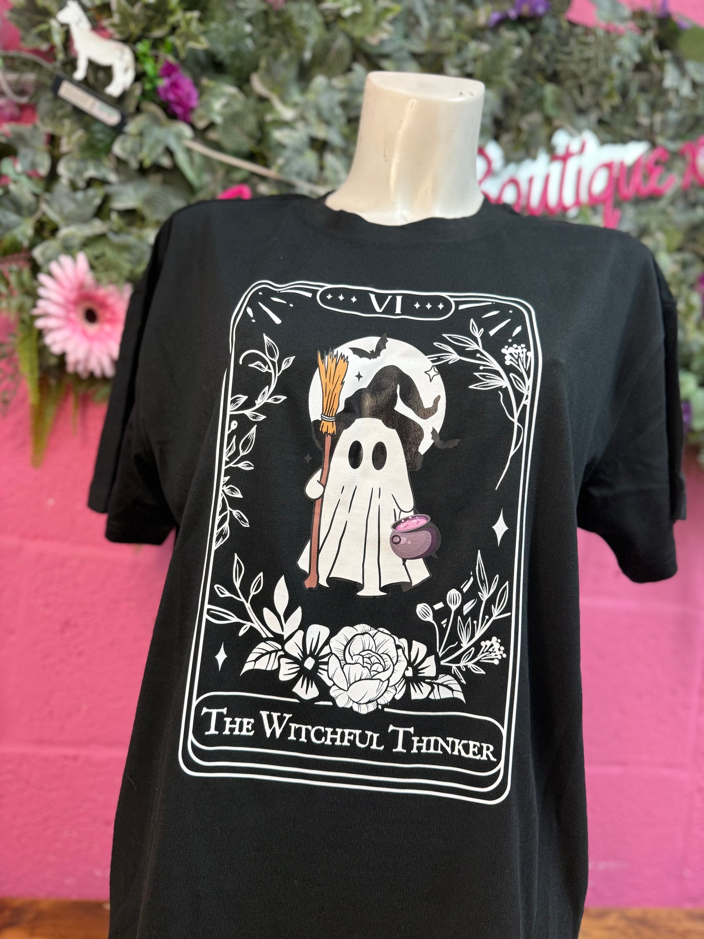 The Witchful Thinker Tarot Oversized Unisex Premium T-shirt