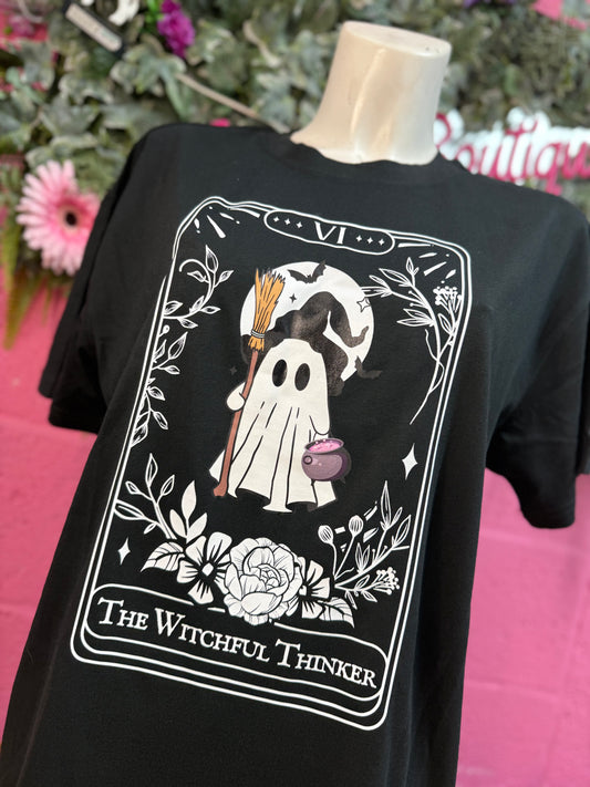 The Witchful Thinker Tarot Oversized Unisex Premium T-shirt