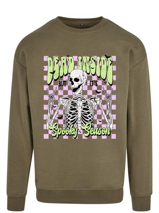 Dead Inside Spooky Season Alternative | Loose Fit Unisex Jumper