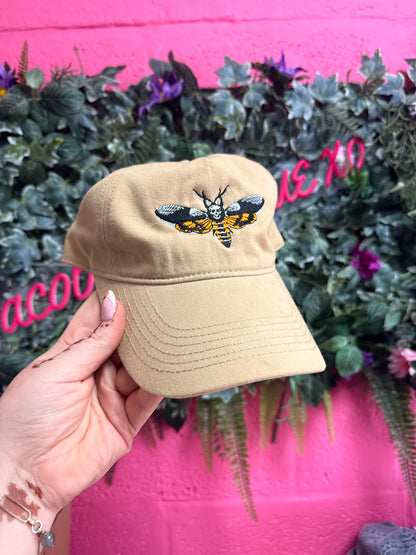Deaths Head Moth Alternative Embroidered Cap