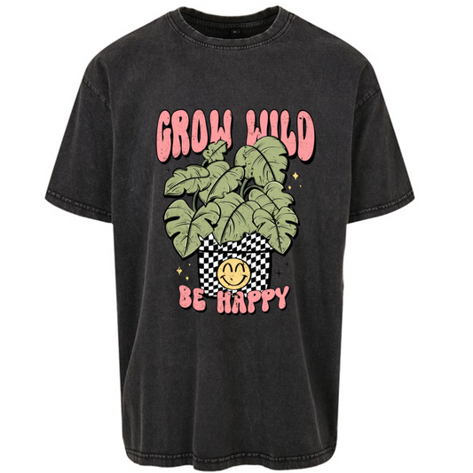 Grow Wild Monstera Plant Oversized T-shirt
