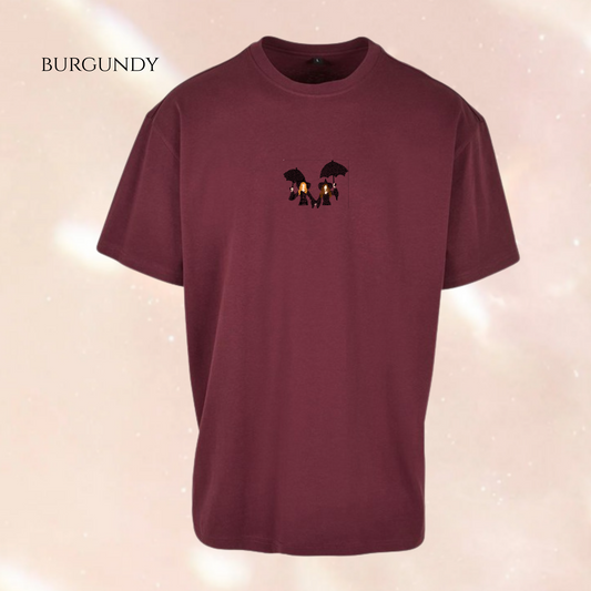 Witches Practical Magic Embroidered Oversized Short Sleeve T-shirt