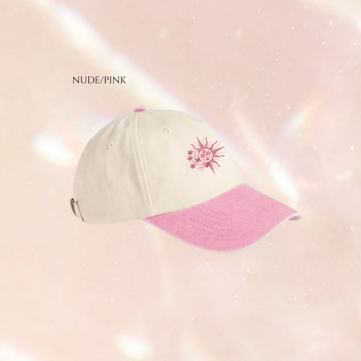 Sun Moon Spiritual Embroidered Cap