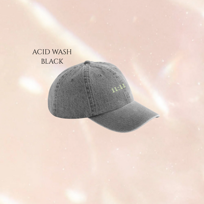 11:11 Spiritual Angel Number Embroidered Cap