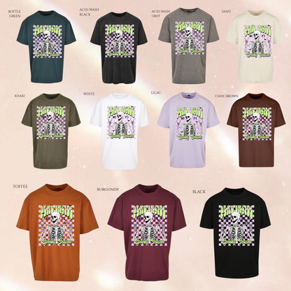 Dead Inside but its Spooky Season Oversized Short Sleeve T-shirt