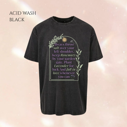 Practical Magic Quote Oversized Short Sleeve T-shirt
