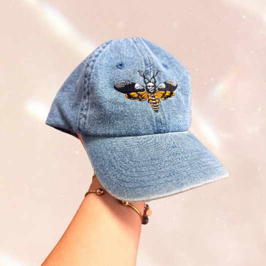 Deaths Head Moth Alternative Embroidered Cap