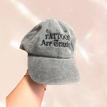 Tattoos are Trashy Alternative Embroidered Cap