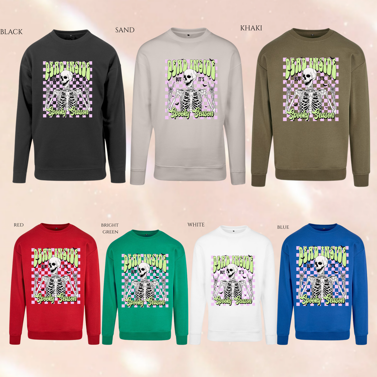 Dead Inside Spooky Season Alternative | Loose Fit Unisex Jumper