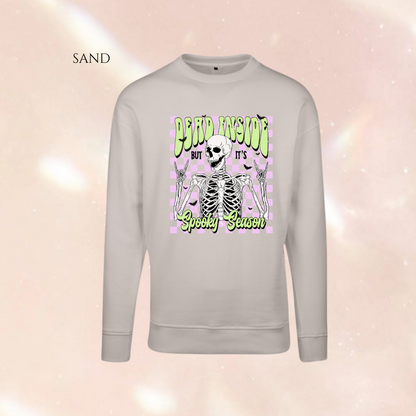 Dead Inside Spooky Season Alternative | Loose Fit Unisex Jumper