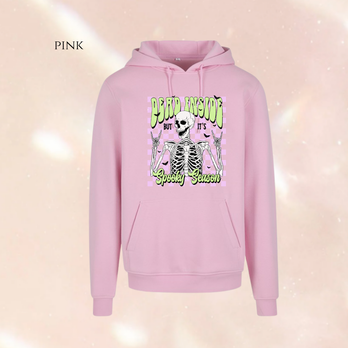 Dead Inside Spooky Season Skull Heavyweight Hoody