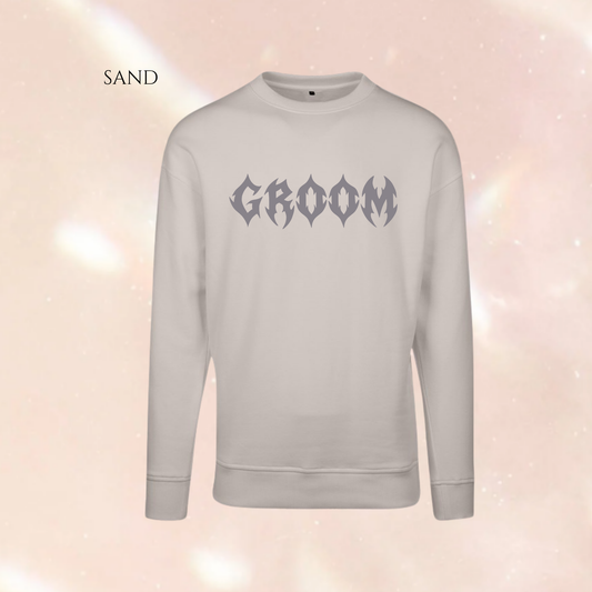 BRIDE | GROOM Alternative Text | Loose Fit Unisex Jumper