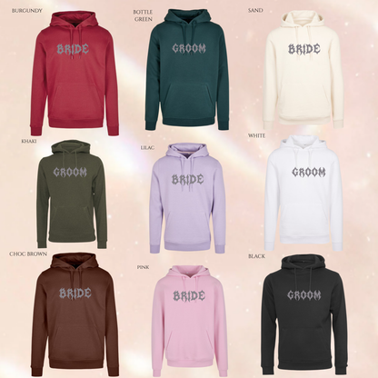 BRIDE | GROOM Alternative Text Heavyweight Hoody
