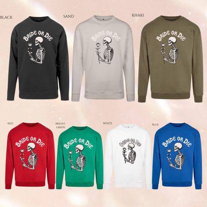 Bride or Die Skull Alternative | Loose Fit Unisex Jumper