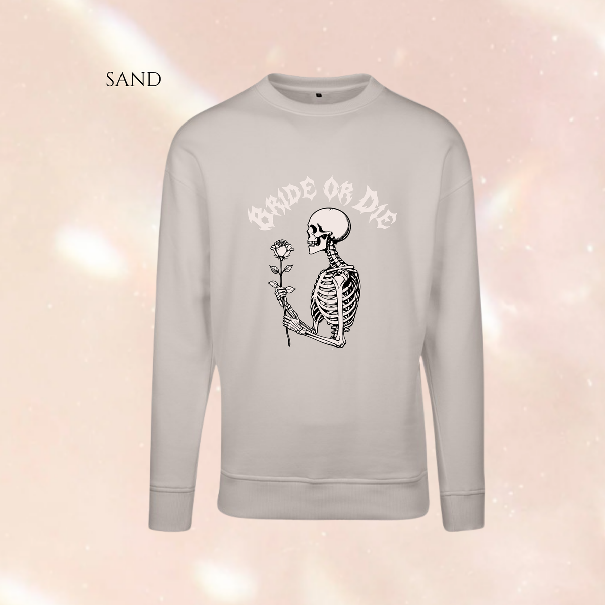 Bride or Die Skull Alternative | Loose Fit Unisex Jumper