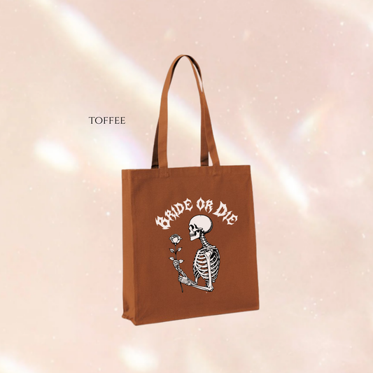 Bride or Die Skull Alternative Premium Tote Bag