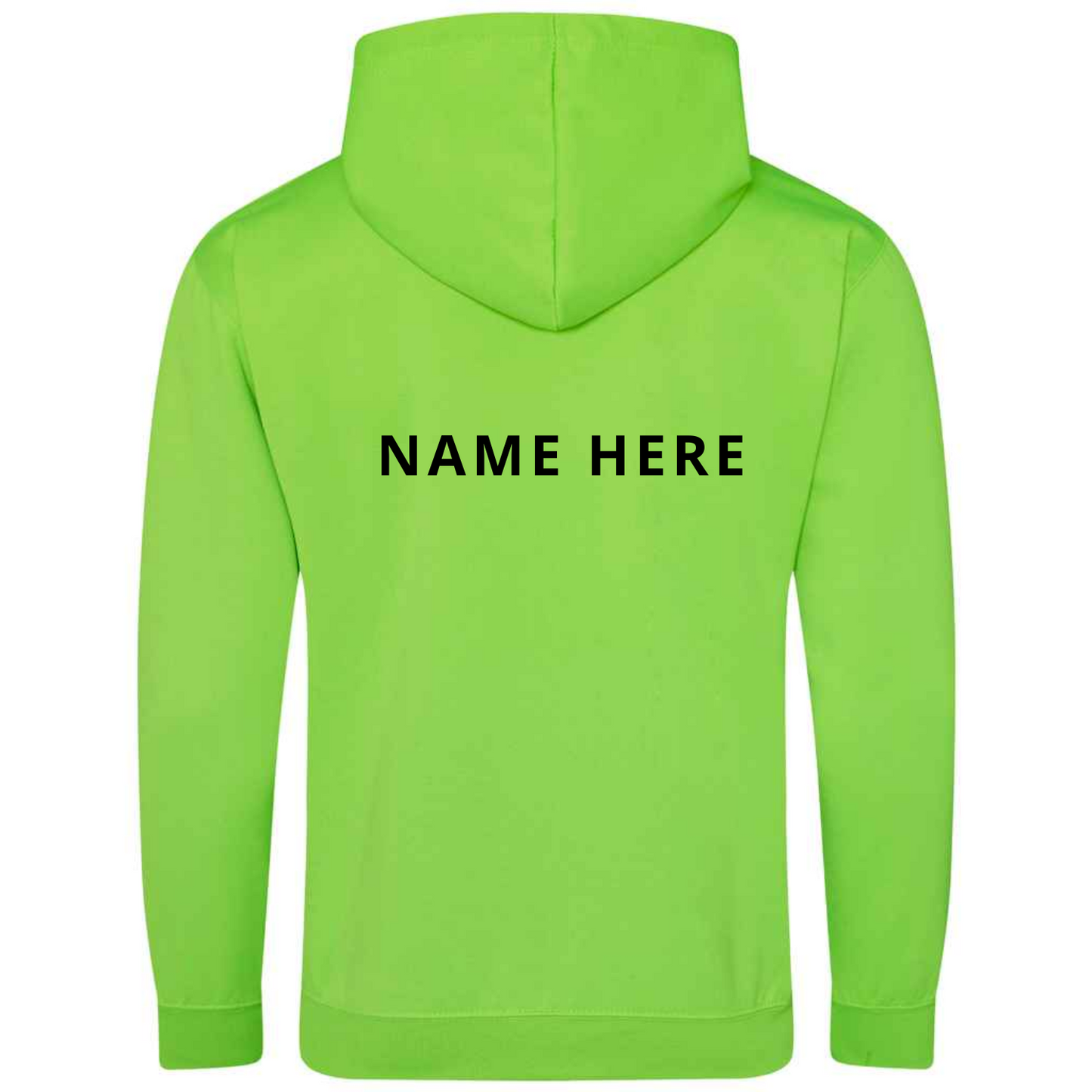 EXTRAS Llanyrafon AFC Electric Green Hoodie