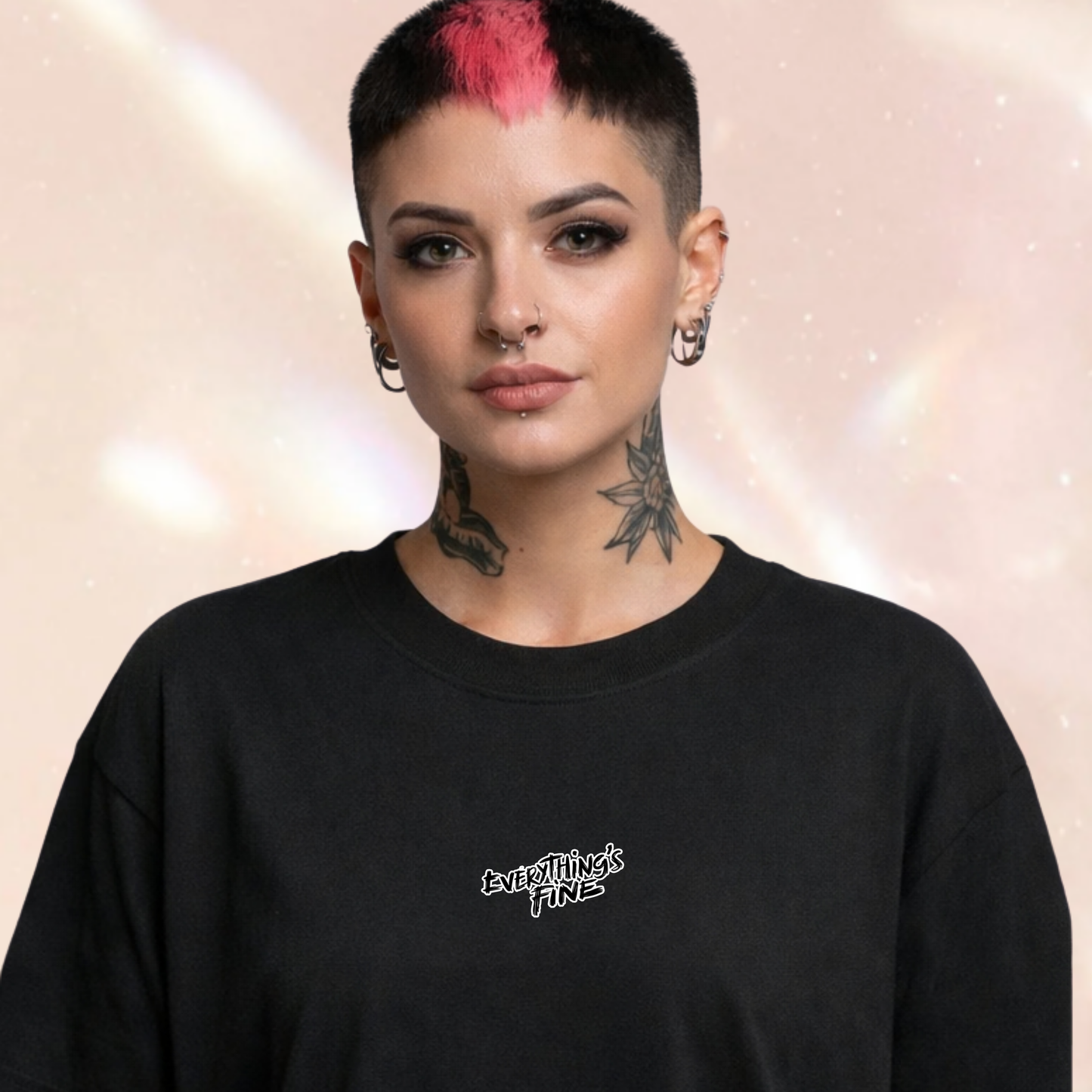 Everything's Fine Alternative Oversized T-shirt