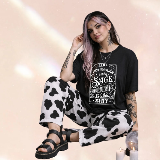 Not Enough Sage for this Sh*t Tarot Oversized T-shirt