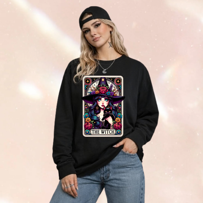The Witch Colourful Premium Oversized Long Sleeve T-shirt