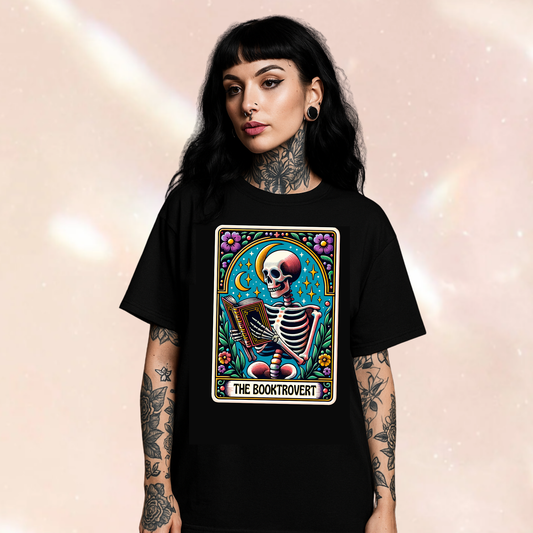 The Booktrovert Tarot Oversized T-shirt
