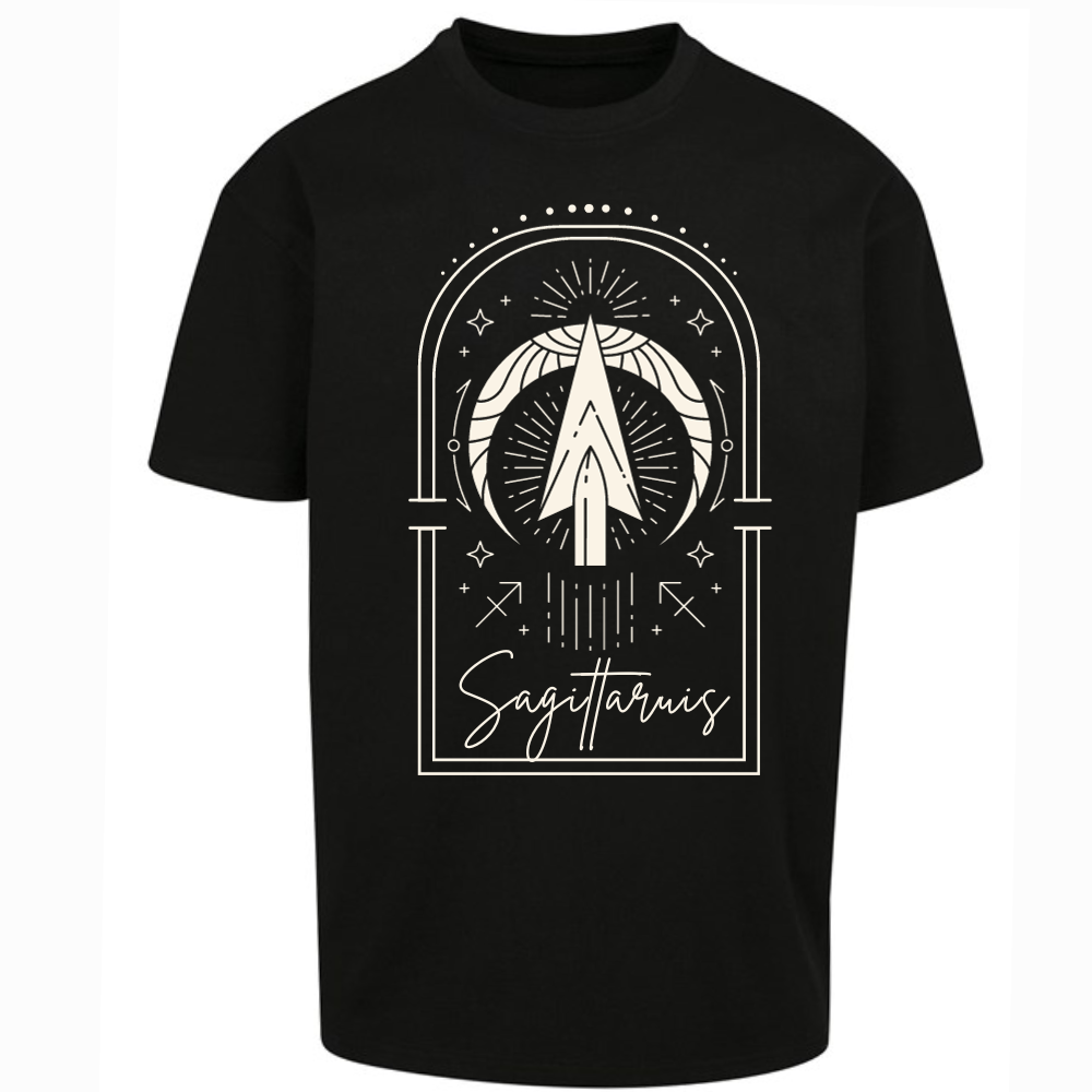 Sagittarius Zodiac Premium Oversized Short Sleeve T-shirt