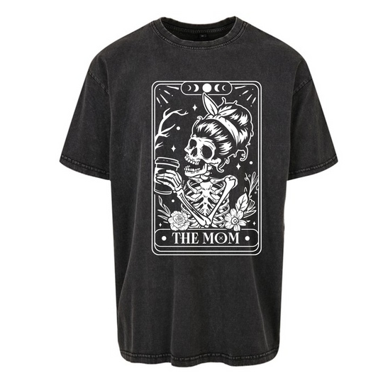 The Mom Skull Tarot Oversized T-shirt