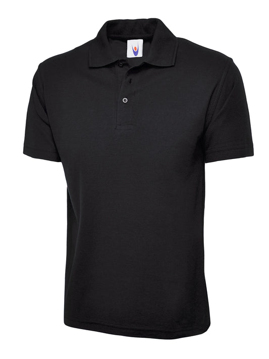 Unisex Cotton Polo shirt Uneek Black Medium (3 available)